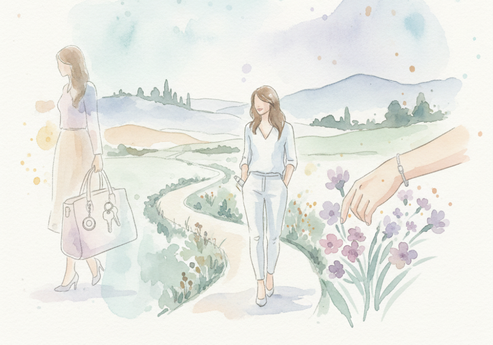 Discreet everyday safety gadgets such as a personal alarm and compact self-defense tool neatly placed beside daily essentials, highlighting how personal safety fits seamlessly into a modern routine.