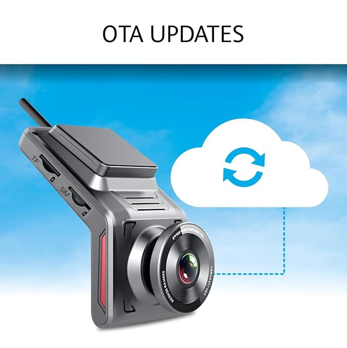 Smart 4G Cloud Dash Camera with 4G SIM Compatibility