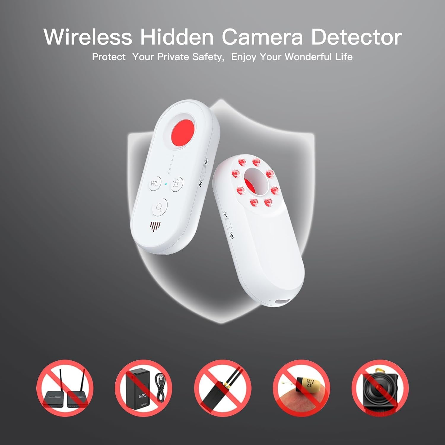Wireless Hidden Camera & Spy Device Detector
