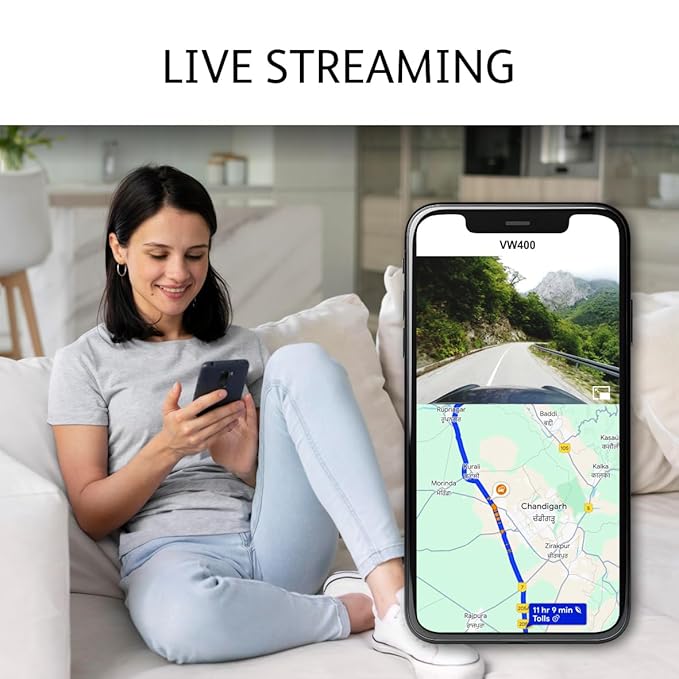 Smart 4G Cloud Dash Camera with 4G SIM Compatibility