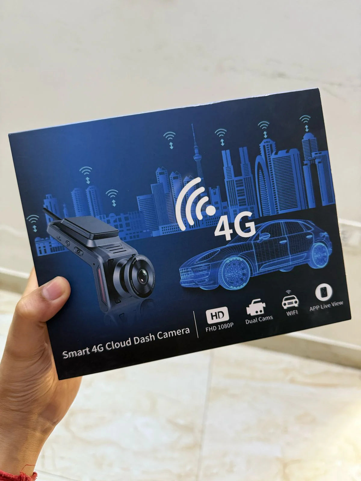 Smart 4G Cloud Dash Camera with 4G SIM Compatibility