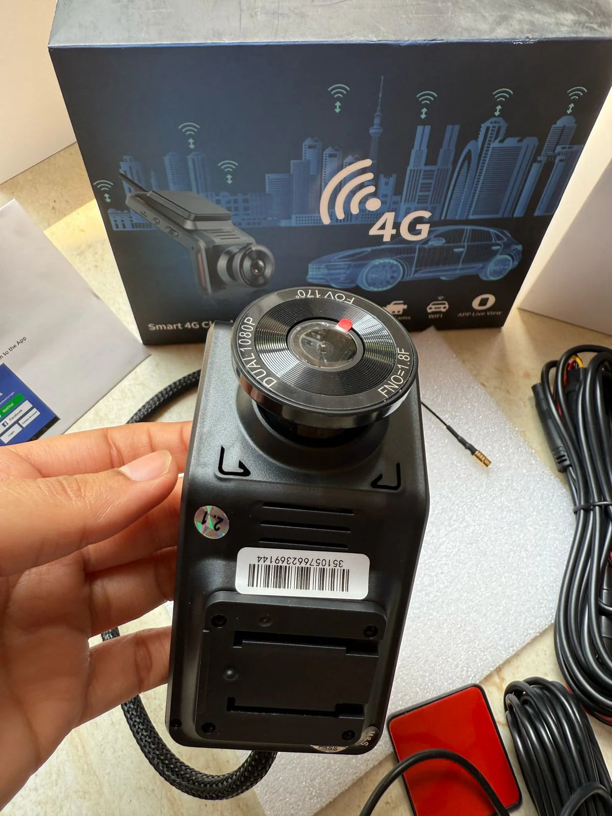 Smart 4G Cloud Dash Camera with 4G SIM Compatibility