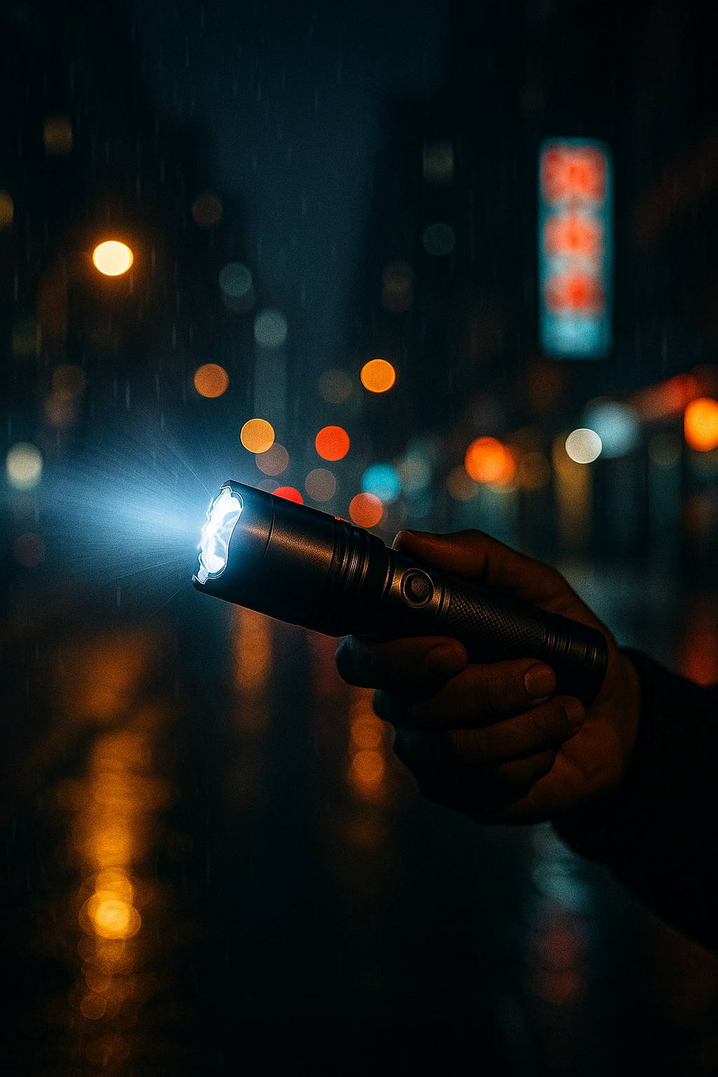 Laser Pocket Bolt – Rechargeable 3-in-1 Personal Safety Tool