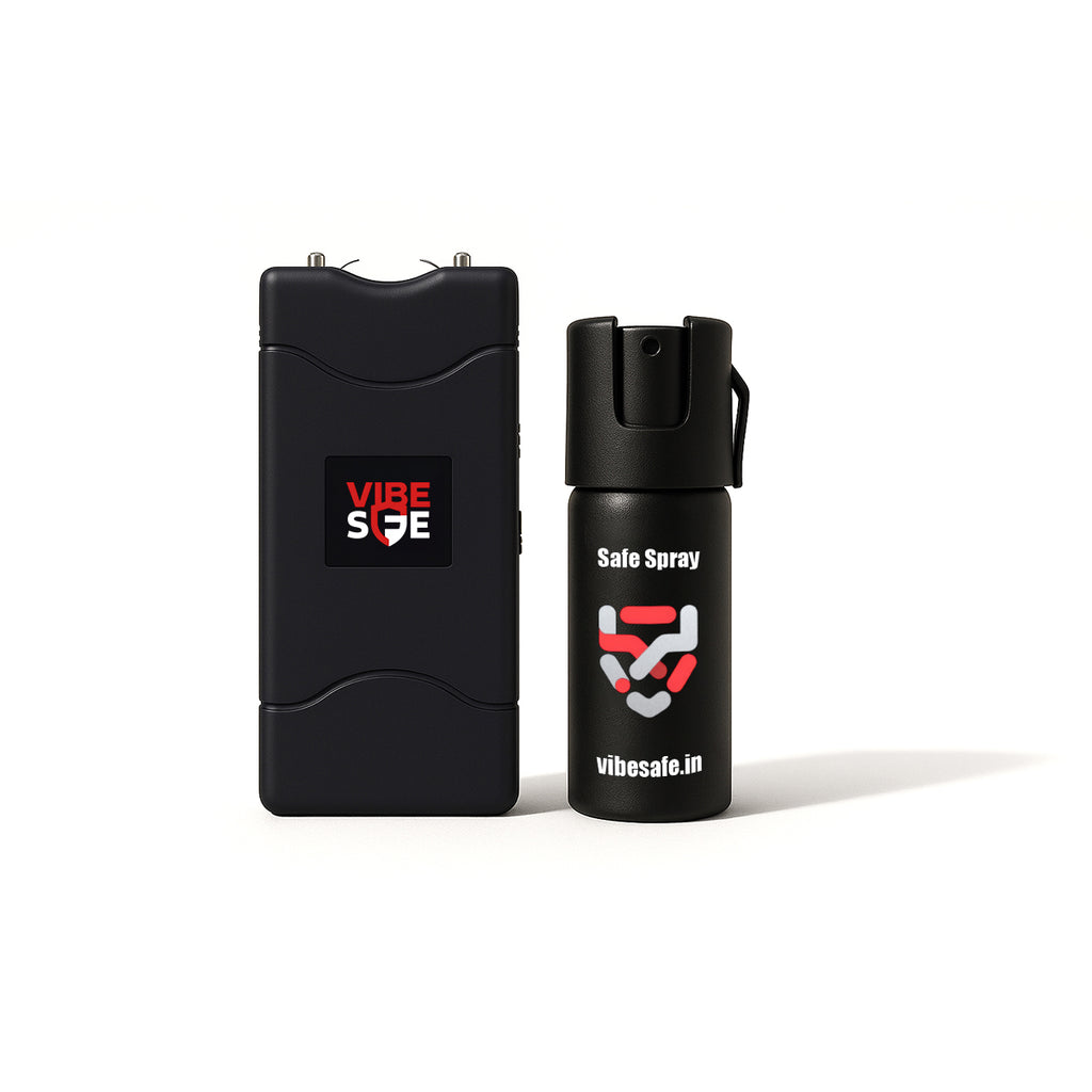 Vibesafe Combo - Pepper Spray + VoltBlazer Stun Gun