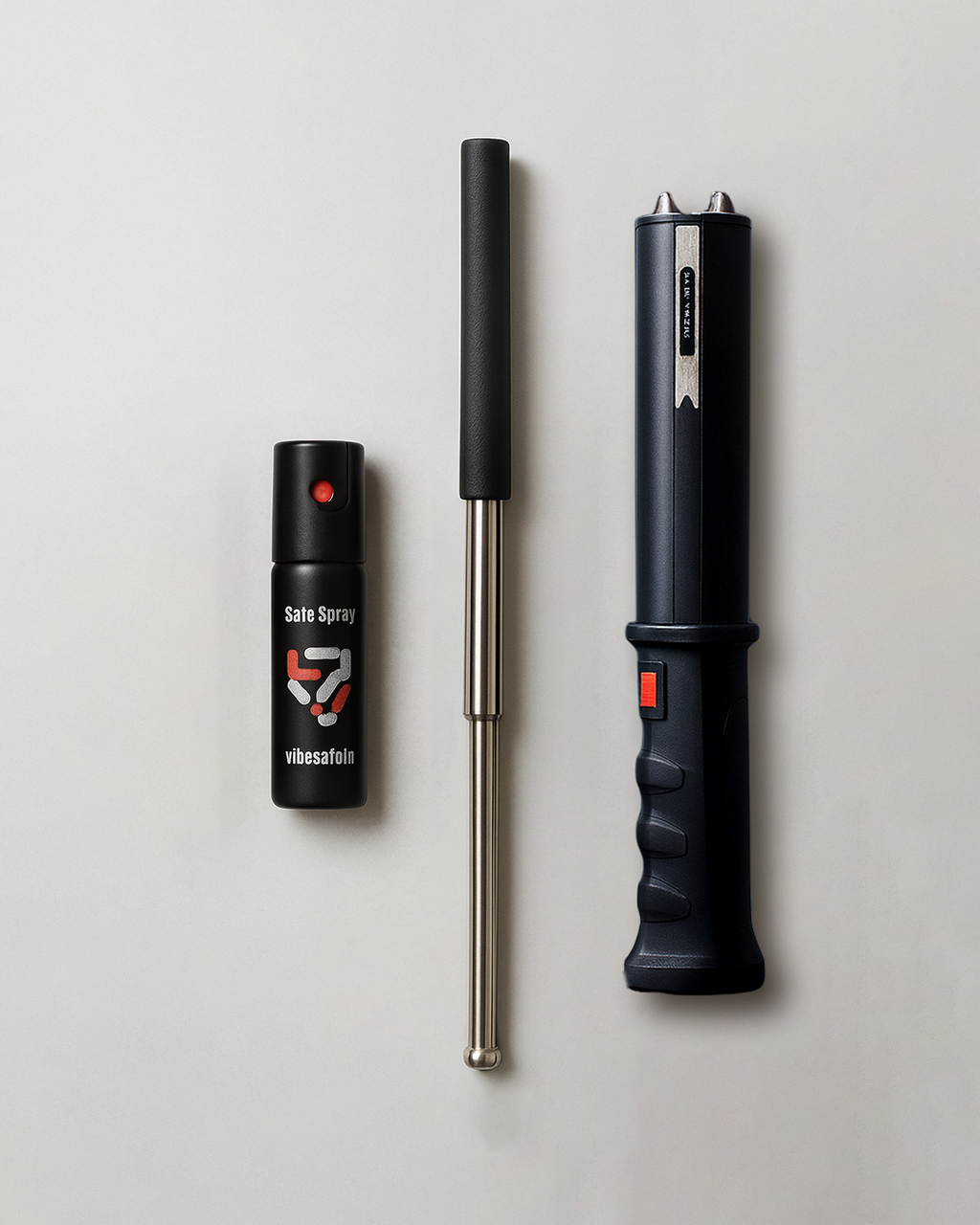 VibeSafe Combo – Guardian Torch, Instinct Baton & ElectraGuard 3-in-1