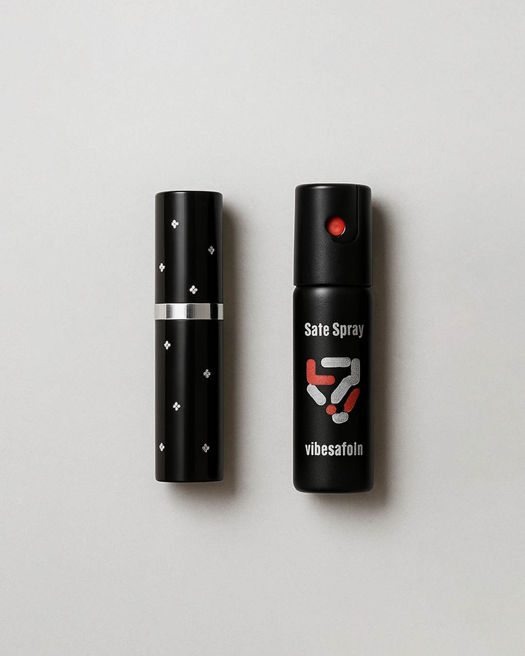 VibeSafe Combo – Designer Pepper Spray Set & Lipstick Stun Gun