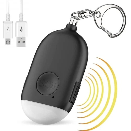 Vibesafe Combo - Multipurpose Keychain + Pepper Spray + SOS Alarm Keychain